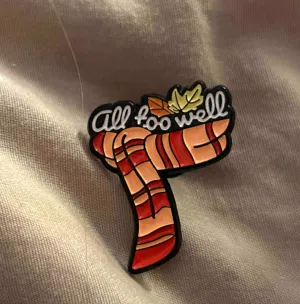 All Too Well Singer Lapel Pin