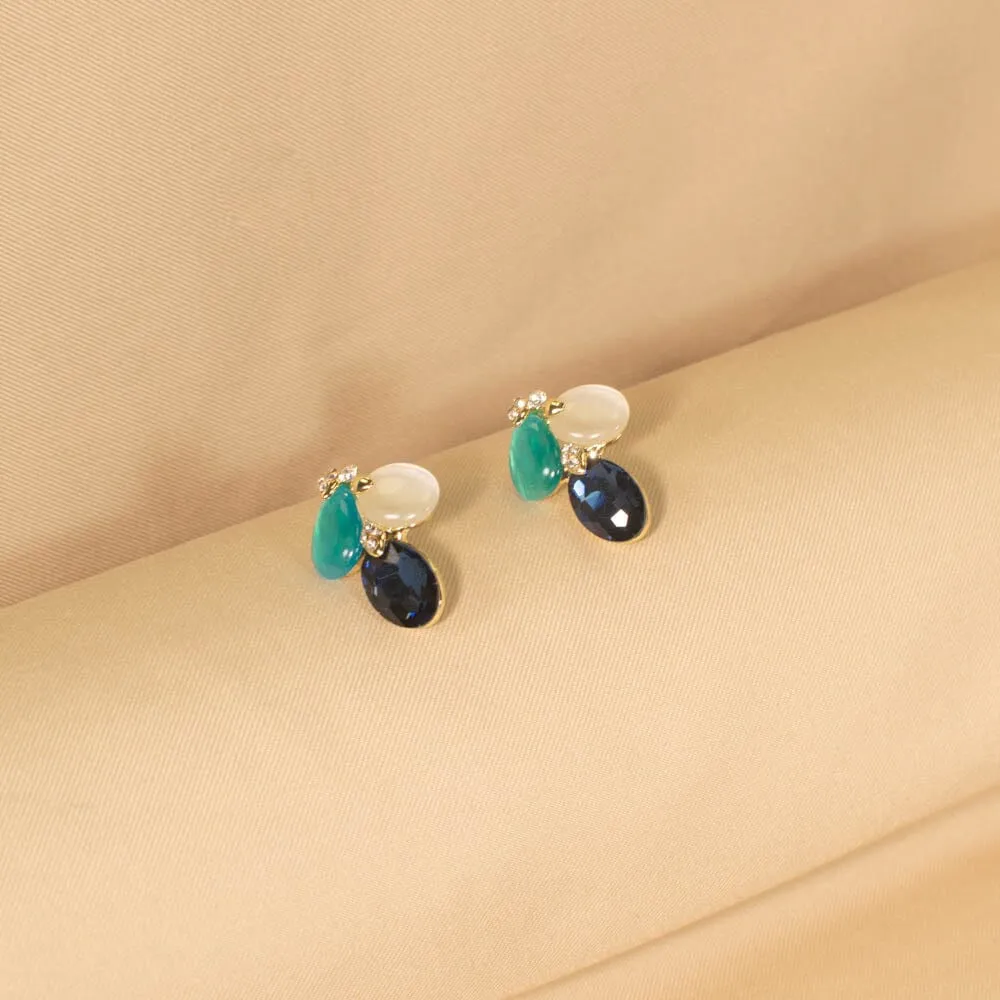 Blue Tide Pendant Set - Blue - Edgy Collection