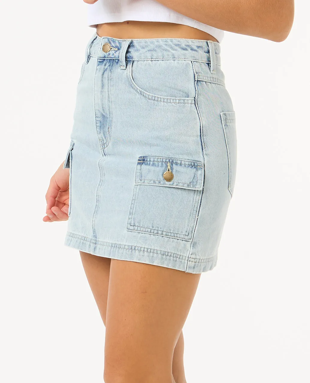 LAS DALIAS DENIM MINI