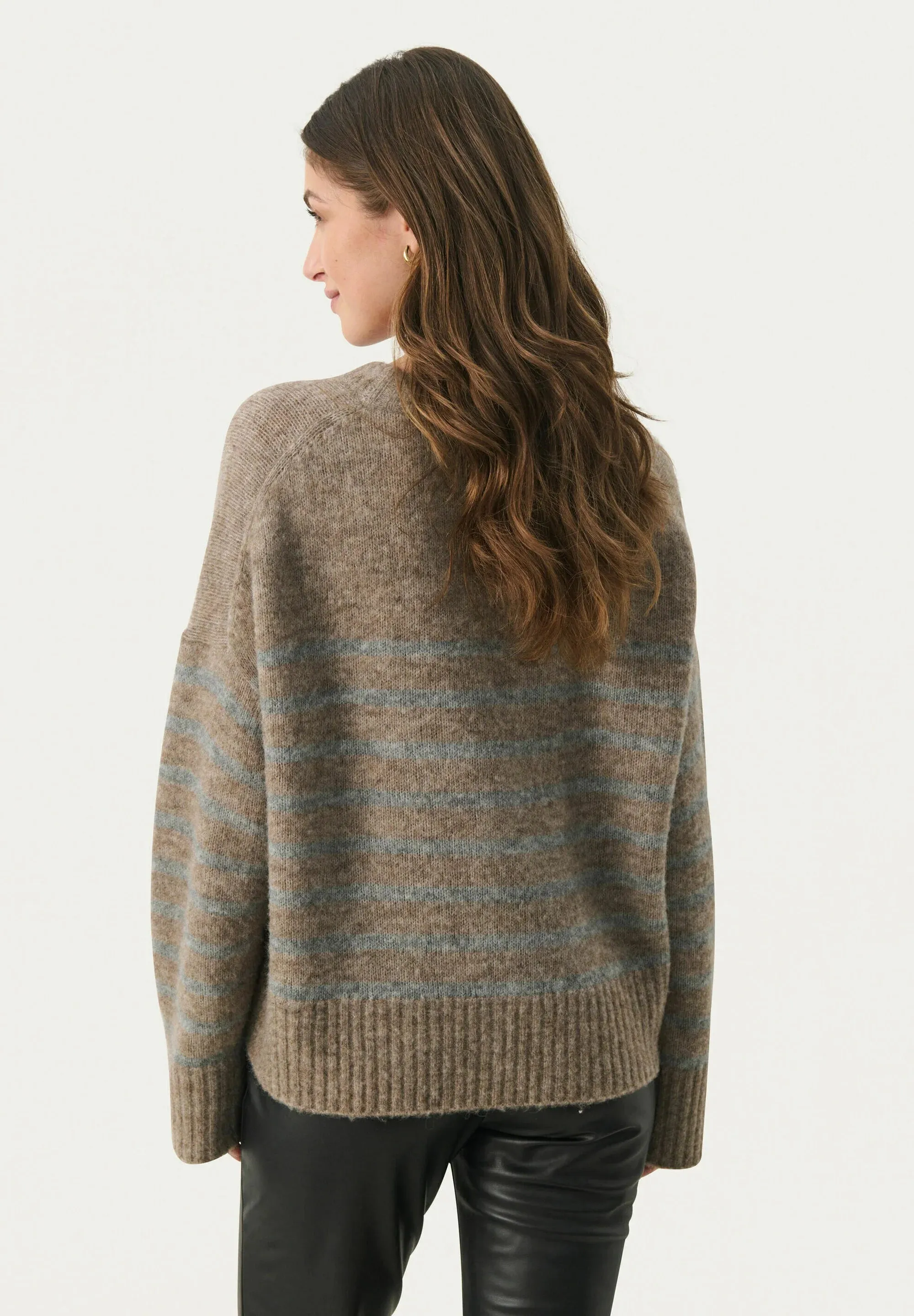 PART TWO LULYA PULLOVER MEDIUM GREY STRIPE
